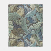 William Morris Acanthus Sage Blume Floral Botanic Fleecedecke (Vorderseite)