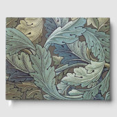 William Morris Acanthus Sage Blume Floral Botanic Gästebuch (Vorderseite)