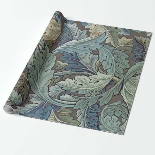 William Morris Acanthus Sage Blume Floral Botanic Geschenkpapier (Ungerollt)