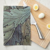 William Morris Acanthus Sage Blume Floral Botanic Geschirrtuch (Viertel Falte)