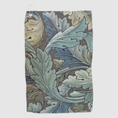 William Morris Acanthus Sage Blume Floral Botanic Golfhandtuch (Vorderseite)