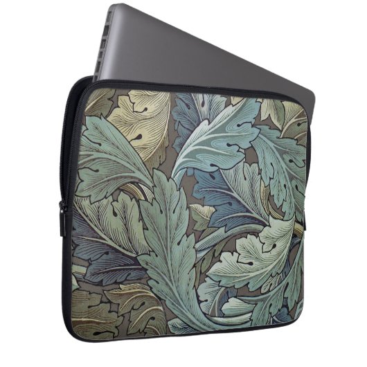 William Morris Acanthus Sage Blume Floral Botanic Laptopschutzhülle (Vorne Rechts)