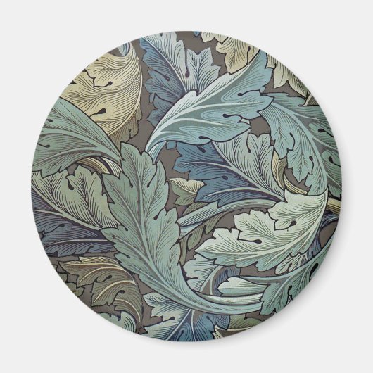 William Morris Acanthus Sage Blume Floral Botanic Magnet (Vorne)