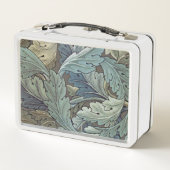 William Morris Acanthus Sage Blume Floral Botanic Metall Brotdose (Rückseite)