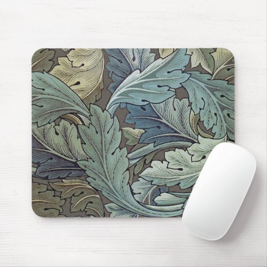 William Morris Acanthus Sage Blume Floral Botanic Mousepad (Mit Mouse)