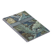 William Morris Acanthus Sage Blume Floral Botanic Notizblock (Rechte Seite)