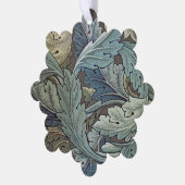 William Morris Acanthus Sage Blume Floral Botanic Ornament Karte (Linke Ecke)