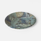 William Morris Acanthus Sage Blume Floral Botanic Pappteller (Schrägansicht)