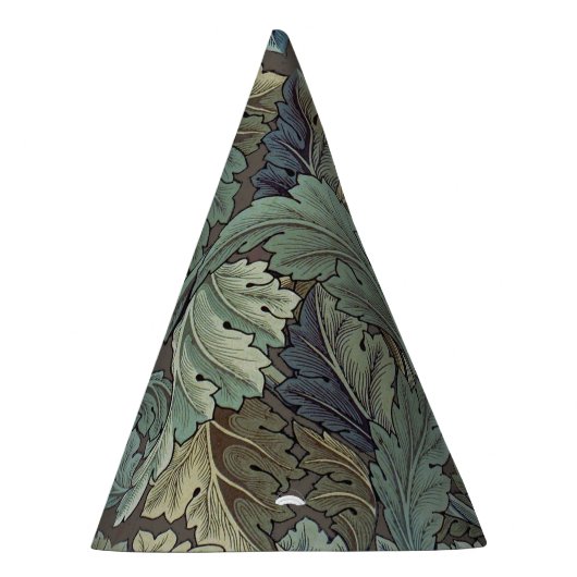 William Morris Acanthus Sage Blume Floral Botanic Partyhütchen (Rechts)
