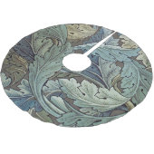 William Morris Acanthus Sage Blume Floral Botanic Polyester Weihnachtsbaumdecke (Schrägansicht)