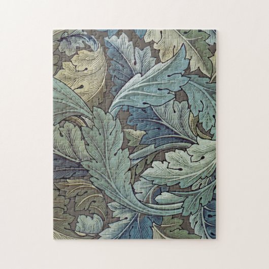 William Morris Acanthus Sage Blume Floral Botanic Puzzle (Vertikal)