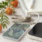 William Morris Acanthus Sage Blume Floral Botanic Schlüsselanhänger (Vorderseite rechts)