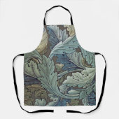 William Morris Acanthus Sage Blume Floral Botanic Schürze (Vorderseite)