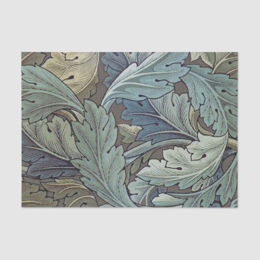 William Morris Acanthus Sage Blume Floral Botanic Seidenpapier (Vorderseite)