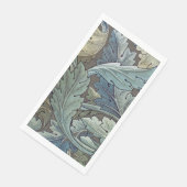 William Morris Acanthus Sage Blume Floral Botanic Serviette (Ecke)