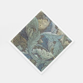 William Morris Acanthus Sage Blume Floral Botanic Serviette (Ecke)