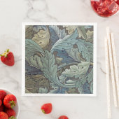 William Morris Acanthus Sage Blume Floral Botanic Serviette (Beispiel)