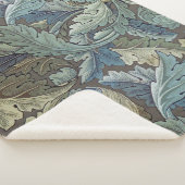 William Morris Acanthus Sage Blume Floral Botanic Sherpadecke (3/4)