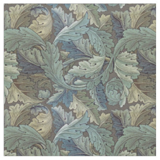 William Morris Acanthus Sage Blume Floral Botanic Stoff
