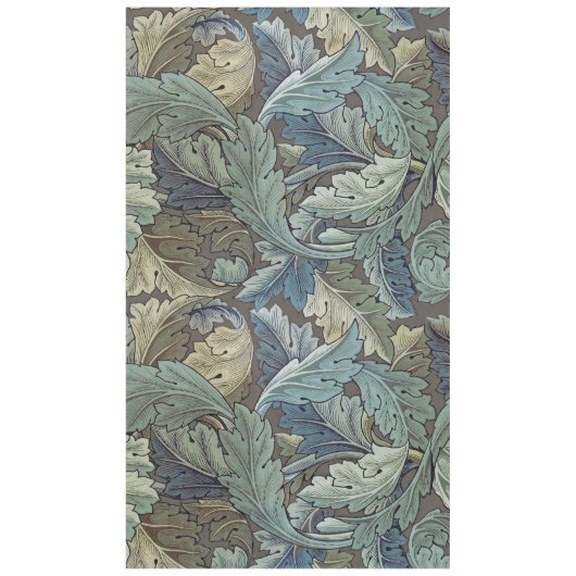 William Morris Acanthus Sage Blume Floral Botanic Tischdecke (Vorderseite)
