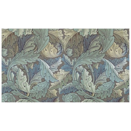 William Morris Acanthus Sage Blume Floral Botanic Tischdecke (Vorderseite (Horizontal))