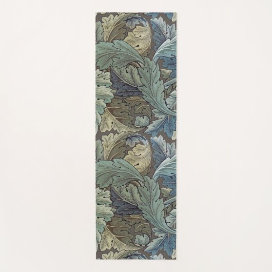 William Morris Acanthus Sage Blume Floral Botanic Yogamatte (Vorderseite)