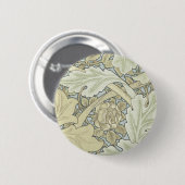 William Morris Acanthus St James Wallpaper Button (Vorne & Hinten)