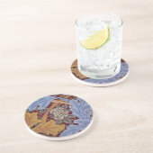 William Morris Acanthus St James Wallpaper Getränkeuntersetzer (Seite)