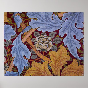 William Morris Acanthus St James Wallpaper Poster