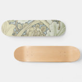 William Morris Acanthus St James Wallpaper Skateboard (Horizontal)