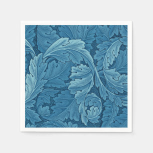 William Morris Acanthus Vintag Blue Serviette