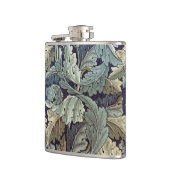 William Morris Acanthus Wallpaper Blätter Flachmann (Links)