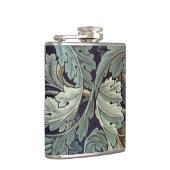 William Morris Acanthus Wallpaper Blätter Flachmann (Rechts)