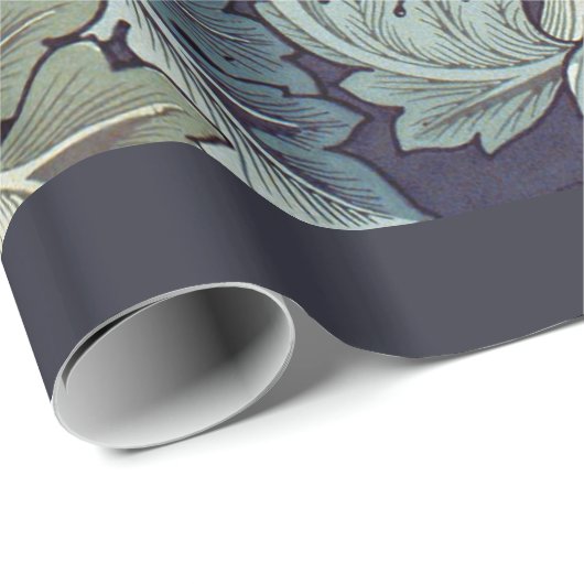 William Morris Acanthus Wallpaper Blätter Geschenkpapier (Rolleneckpunkt)