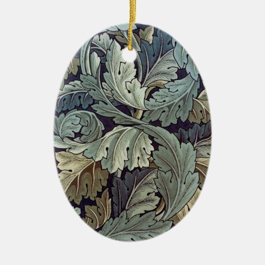 William Morris Acanthus Wallpaper Blätter Keramikornament (Vorne)