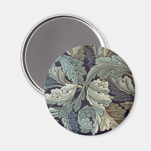 William Morris Acanthus Wallpaper Blätter Magnet (Vorderseite/Rückseite)