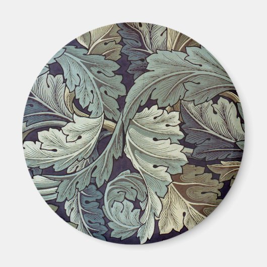 William Morris Acanthus Wallpaper Blätter Magnet (Vorne)
