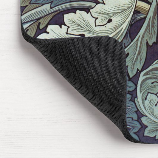 William Morris Acanthus Wallpaper Blätter Mousepad (Ecke)