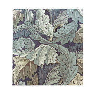 William Morris Acanthus Wallpaper Blätter Notizblock
