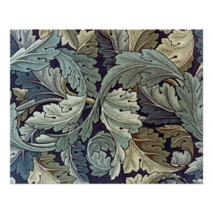 William Morris Acanthus Wallpaper Blätter Poster