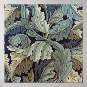 William Morris Acanthus Wallpaper Blätter Poster (Vorne)