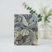 William Morris Acanthus Wallpaper Blätter Postkarte (Stehend Vorderseite)