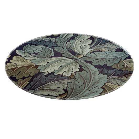 William Morris Acanthus Wallpaper Blätter Schneidebrett (Ecke)