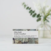 William Morris Acanthus Wallpaper Blätter Visitenkarte (Stehend Vorderseite)