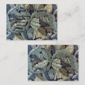 William Morris Acanthus Wallpaper Blätter Visitenkarte (Vorne/Hinten)