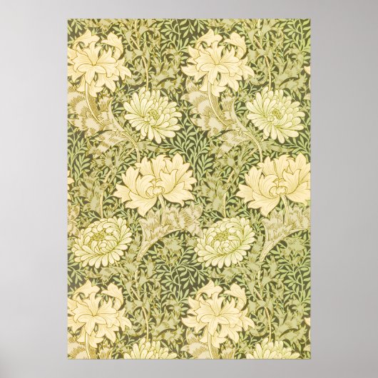 William Morris Acanthus Wallpaper Design Poster (Vorne)