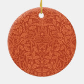William Morris Acorn Wallpaper Nature Design Keramik Ornament (Hinten)