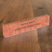 William Morris Acorn Wallpaper Nature Design Namensplakette (Seite)