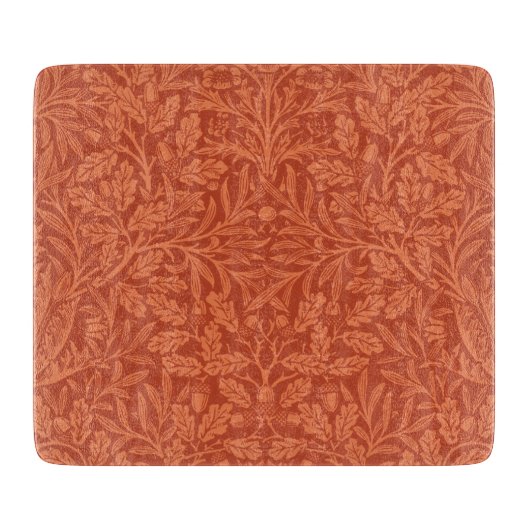 William Morris Acorn Wallpaper Nature Design Schneidebrett (Vorderseite)