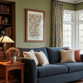 William Morris Akanthus im Mission-Stil Poster